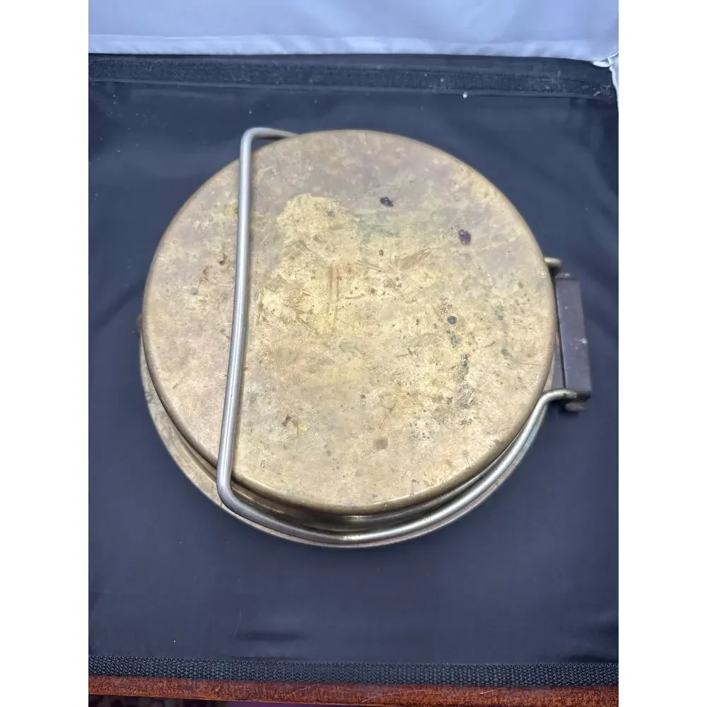 Vintage WESTA 3 KG scale wall mound brass bowl Germany European Farmhouse